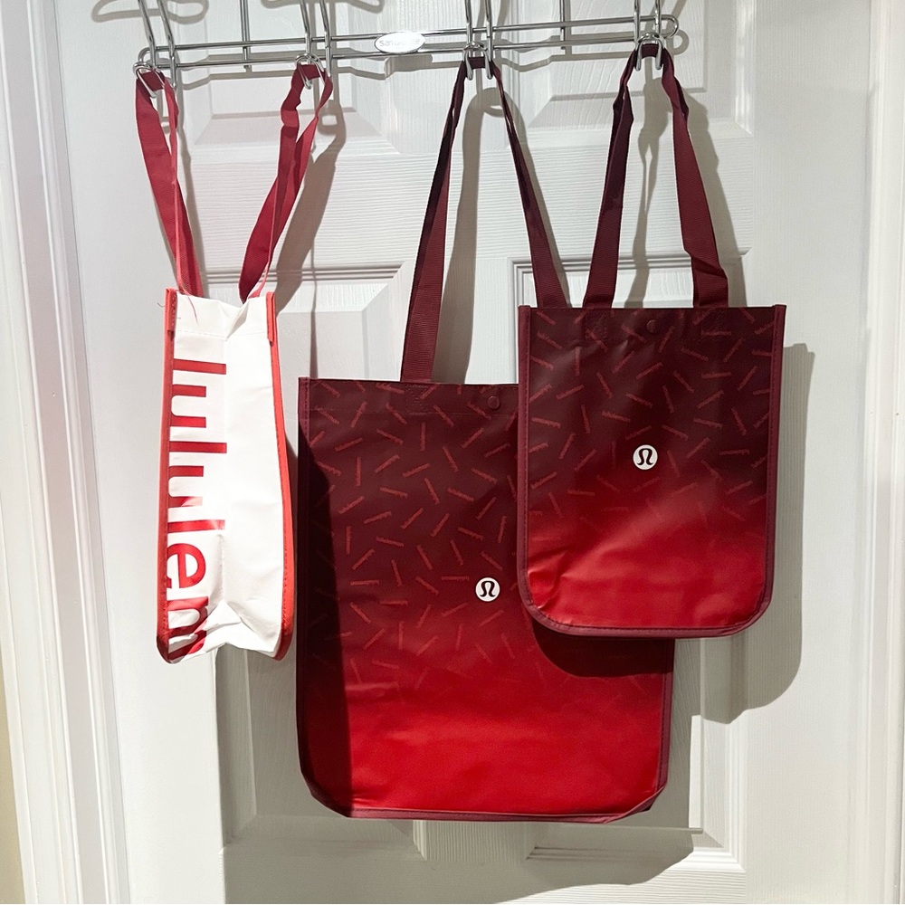 Set of 3 / Lululemon Reusable Bags